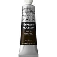 Load image into Gallery viewer, Winsor and Newton Artisan Water Mixable Oils - 37ml / Lamp Black
