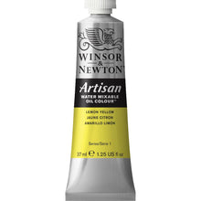 Load image into Gallery viewer, Winsor and Newton Artisan Water Mixable Oils - 37ml / Lemon Yellow
